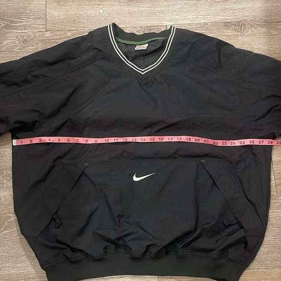Vintage Nike pull over wind breaker jacket size xl black - Picture 5 of 9